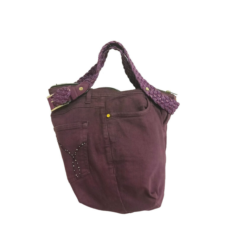 Sacca-handbag-jeans-viola-vinaccio-front